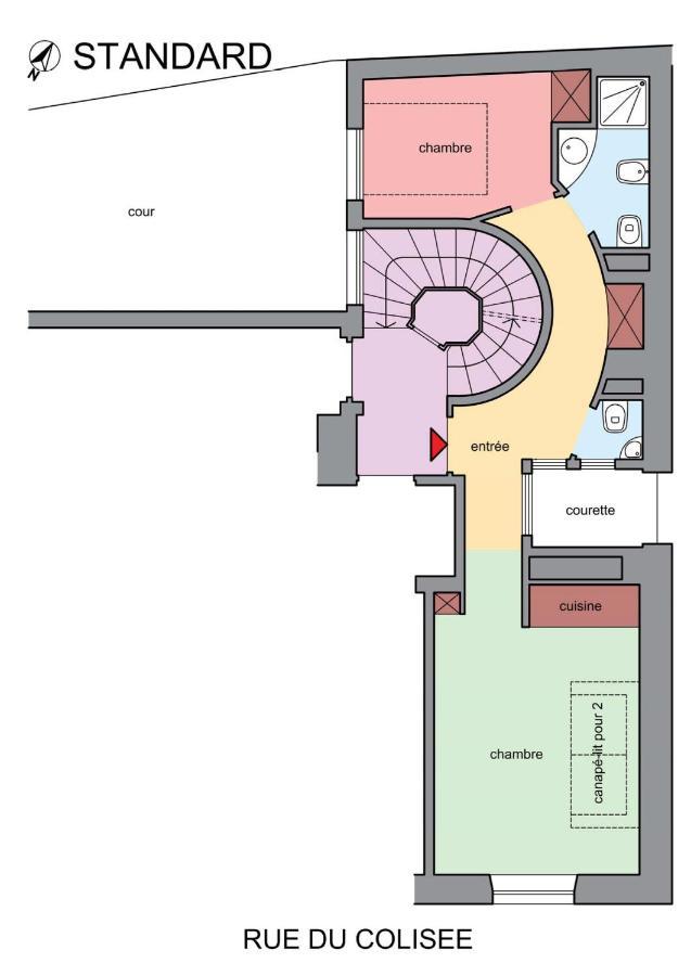 Multiresidence L'Elysee Париж Екстериор снимка